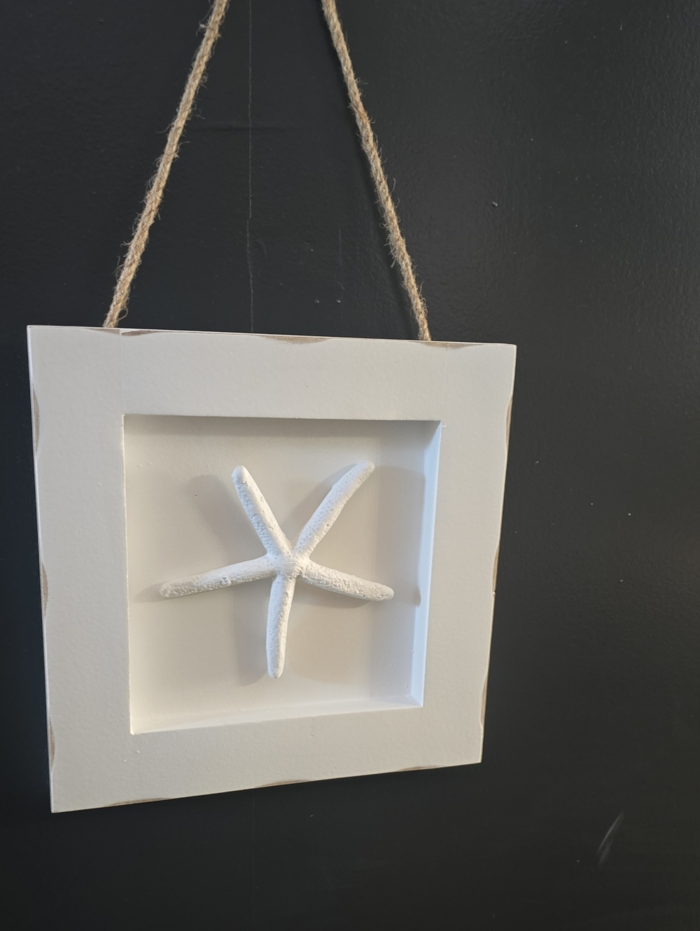 White Starfish Wall Plaque Hanging Décor